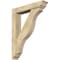Ekena Millwork Funston Traditional Rough Sawn Bracket w/ Offset Brace, Douglas Fir, 6"W x 30"D x 38"H BKT0604X30X38FST01RDF - alternate 1